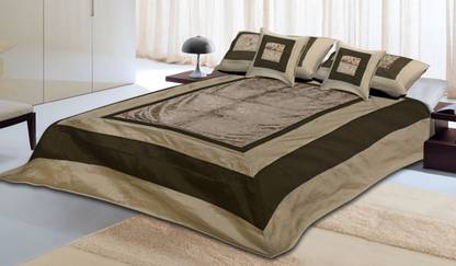 Jaipur Textiles Hub Raw Silk King Sized Bedding Set