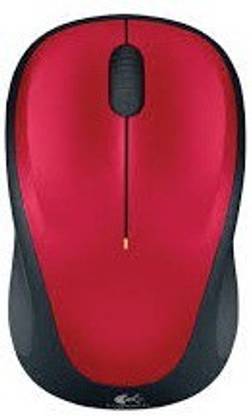 Logitech M235 Wireless Optical Mouse (Red) Wireless Ambidextrous Optical Mouse