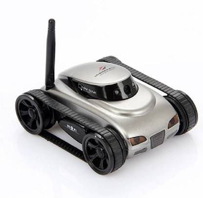 DINAARKAN I-SPY MINI WIFI APP-CONTROLLED WIRELESS SPY TANK CAR WITH HD CAMERA