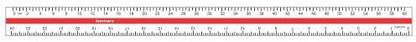 isomars Plastic Rulers - 24" Ruler