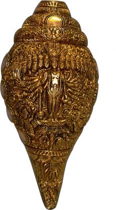 Radhika's World of Crafts Shankh - Vishnu Vishwaroop Sacred Shankh