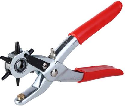 Simxen Metal Hole Punch Pliers Repair Tool/Multi Tools For Leather Strap or Waist Belt/Waist Band, Belt Punching Machine with multiple hole sizes Tool Belt