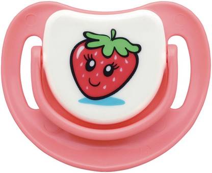 Pigeon SILICONE PACIFIER STEP 1, STRAWBERRY Soother