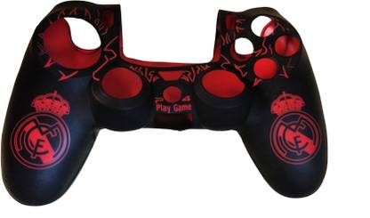 Hytech Plus Real Madrid Special Edition Theme Feather Soft Playstation 4 DualShock 4 Silicone Sleeve- Red  Gaming Accessory Kit