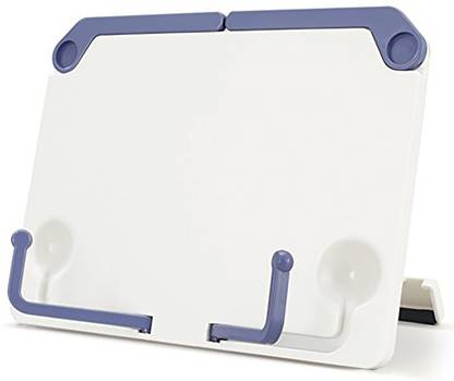 DOCOSS Portable Book Stand Foldable Tilt Adjustable Document Textbook Tablet Holder ,Book Rest, Cookbook Reading Stand Desk Table Top Magazine Holder