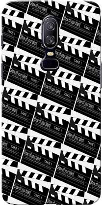 Aseria Back Cover for Take Board Pattern Slim Fit Hard Case Cover/Back Cover for One Plus 6