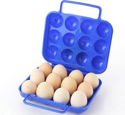divinezon ash-MX-12-Grids-Portable-Plastic-Egg-Case Cupcake Maker