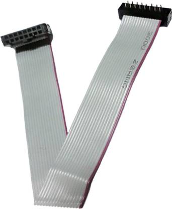 2Pcs 2.54mm Pitch 2x8 Pin 16 Pin 16 Wire IDC Flat Ribbon Cable - Foto 4