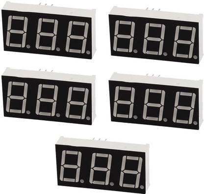 ELPH Double Row 3 digit 12 Pin LED Numeric Display Module, Red Timer Counter and Clock Electronic Hobby Kit