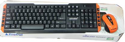 PRODOT Wireless Keyboard+Mouse Combo TLC-107+145 Wireless Standard Laptop Keyboard