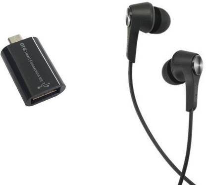 Chappie Moustache Headphone Accessory Combo for Panasonic P99, MicroUSB v2.0 Mobiles