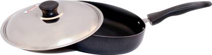 UJJWAL CREATION VS006 Fry Pan 32 cm diameter with Lid 1.9 L capacity