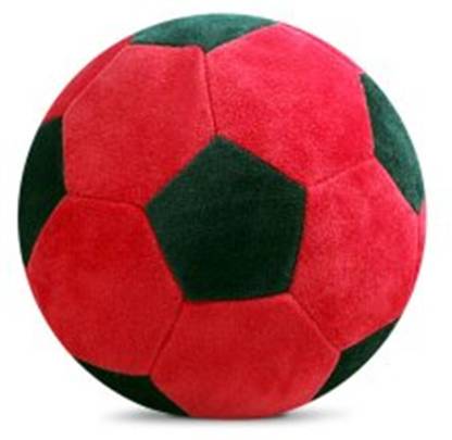APAS soft baby ball red & black color  - 15 cm
