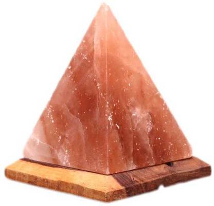 Budivam ORIGINAL HIMALAYAN PINK SALT CRYSTAL LAMP PYRAMID Table Lamp