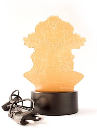 Skycandle.in 3D Illusion IDOL Design LED Lamp with 7 colors change and Flashing Effect also comes with remote and USB cable can also use with AA size batteries Night Lamp