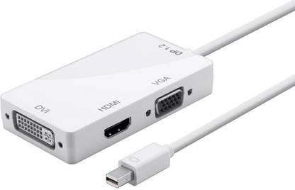 Tobo HDMI Adapter 3 m Mini Displayport 3 in 1 Mini DP to HDMI DVI VGA Adapter Converter TD-192TC