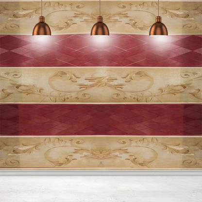 Arihant design Vinyl Abstract Black Wallpaper