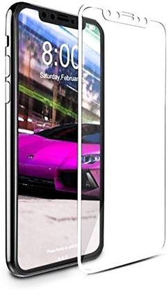 Ansh Royal Keyboard Case for Royal 5D Tempered Glass Tempered Glass Guard for iPhone X / IPHONE 10 -Royal White