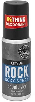 Generic Crystal Rock Mineral Deodorant Body Spray For Men Cobalt Sky Face Wash