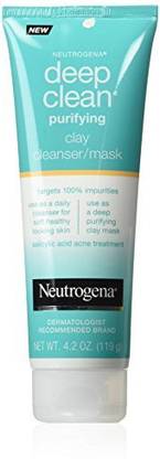 NEUTROGENA Deep Clean Mask Cleanser Purifying Clay Face Wash