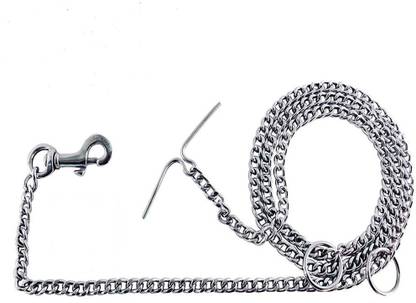 Sicons Dog Chain Silver Grind No.12 for Small dogs 145 cm Dog Chain Leash