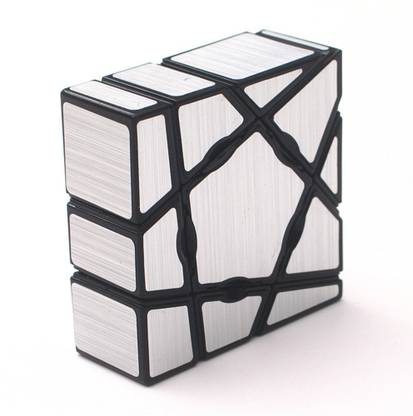 LanLan 1 * 1 Heteromorphosis Speed Puzzle Cube Intellectual Development Smart Cube Toy Silver