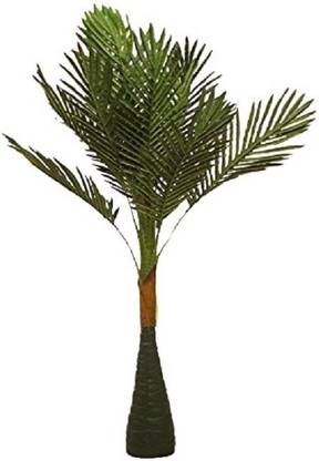 KAYKON Artificial Palm Tree With Natural Looking Plant Home Decor Office Decor - 40 inch/100 cm Big Artificial Plant