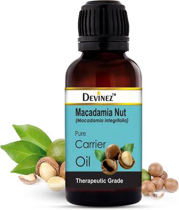 DEVINEZ Macadamia Nut Oil, 100% Pure, Natural & Undiluted, 30ml