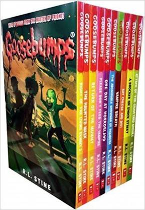 GOOSEBUMPS 10 BOOKS