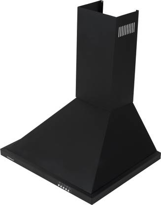 Brightflame Lotus MS Wall Mounted Black 1100 m3/HR Chimney