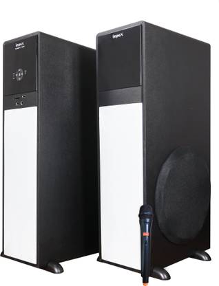 IMPEX Thunder T1 Plus 60 W RMS Wireless Mic Tower Speaker With 60 W Bluetooth Home Theatre