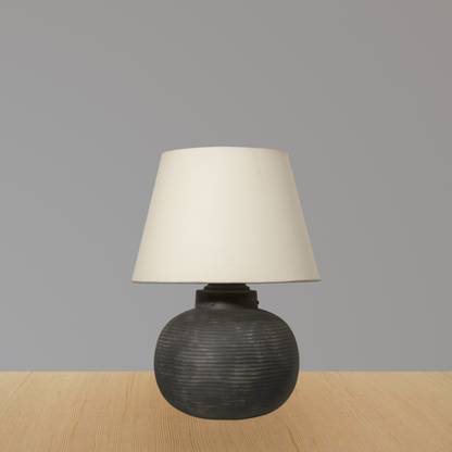 Ujjala distressed zinc Table Lamp