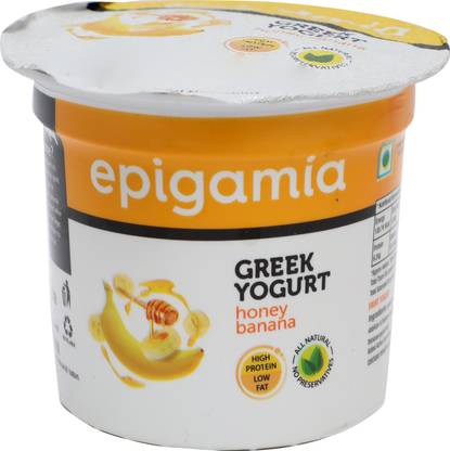 EPIGAMIA Greek Flavored Yogurt Honey, Banana