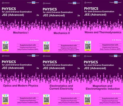 Cengage Physics Set Of 6 Books 2019 Paperback, B. M. Sharma (Waves And Thermodynamics, Mechanics I, Mechanics II, Electrostatics And Current Electricity, Optics And Modern Physics, Magnetism And Electromagnetic Induction)