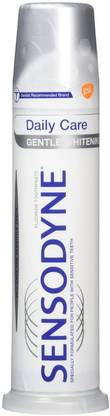 SENSODYNE Daily Care Gentle Whitening Toothpaste, Pump - 100ml Toothpaste