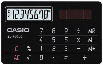 CASIO SL760LB/LC Portable Basic  Calculator