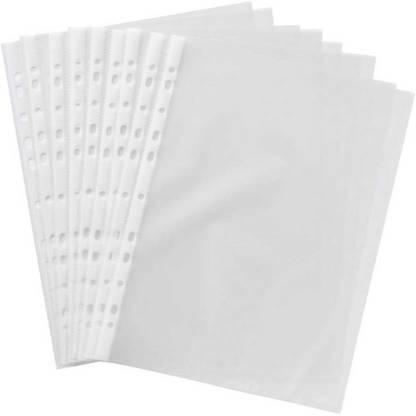 ZesTale Polypropylene Transparent Protector Sheet, Clear Sheet Protector
