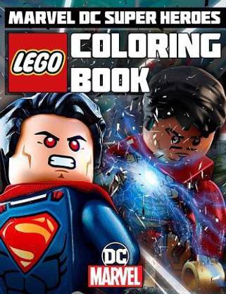 LEGO MARVEL DC Super Heroes Coloring Book