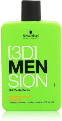 Schwarzkopf 3D Men Sion Sensitive Scalp Shampoo - 250ml
