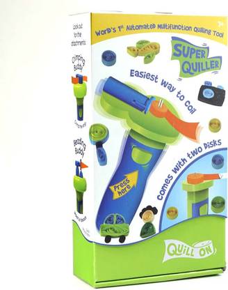 Quill On QUILL ON-SUPER QUILLER Automated Multifunction Quilling Tool- Blue