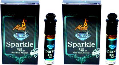 Almas Sparkle Pocket Perfume. Floral Attar