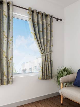 Raymond Home 152 cm (5 ft) Window Polyester Room Darkening Curtain Single Curtain