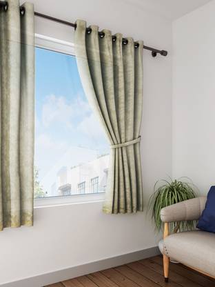 Raymond Home 152 cm (5 ft) Polyester Room Darkening Window Curtain Single Curtain