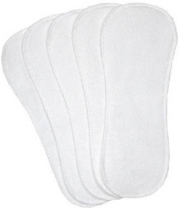 WonderKart 3 layered Soft Cotton Baby Diaper pads/Insert (Pack of 5)