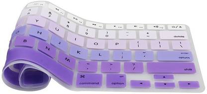 Tobo Purple Ombre Color Keyboard Skin for MacBook Pro 13" 15" 17" (with Or Without Retina Display)/MacBoook Air 13" Laptop Keyboard Skin