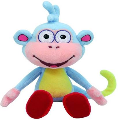 NICKELODEON Beanie Baby Boots Dora's Monkey  - 8 inch