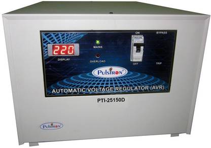 PULSTRON PTI-25150D 25 KVA Single Phase Automatic Mainline Voltage Stabilizer 150V-280V