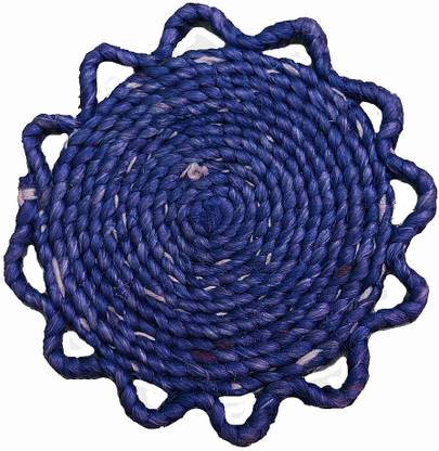 Muren Round Reversible Jute Coaster