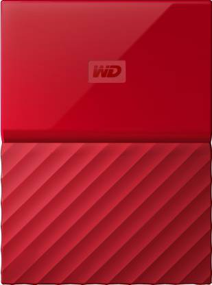 WD My Passport 2 TB Wired External Hard Disk Drive (HDD)