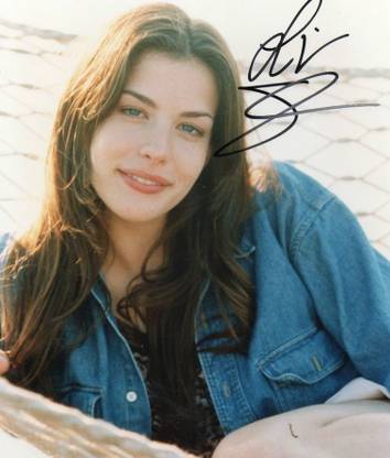 LIV TYLER AUTOGRAPHED SIGNEDA3 12 X 18 POSTER ART Photographic Paper